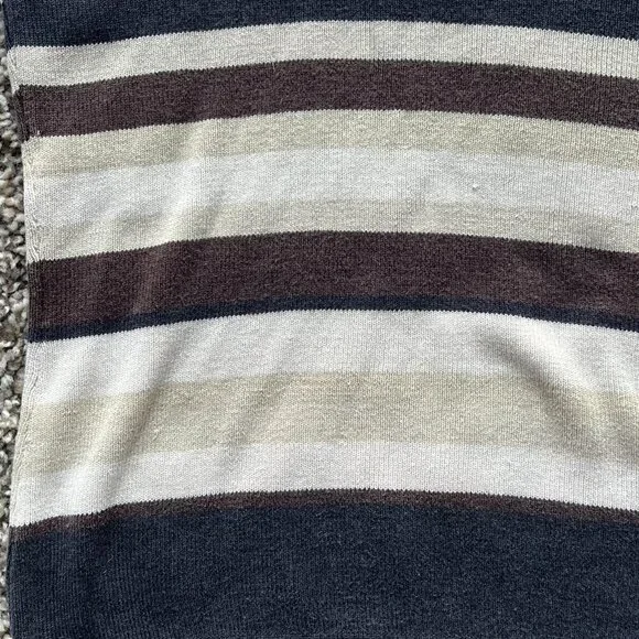 Valerie Stevens Black White Sweater Womens LP 100% Silk Preppy Feminine Elegant - Picture 7 of 7